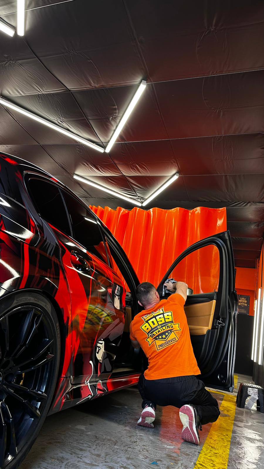 Ukázky polepů, ochranných fólií a antichromu na autech. 7