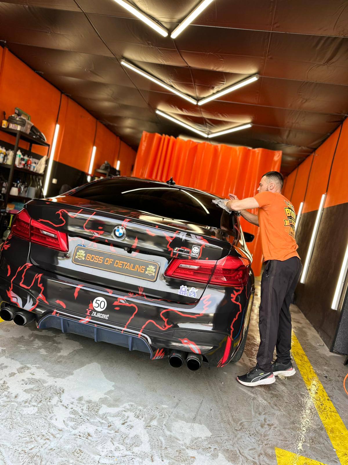 Ukázky polepů, ochranných fólií a antichromu na autech. 8